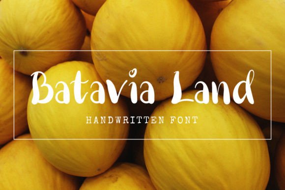 Batavia Land Typeface: A Stylish Display Font for Editorial Design