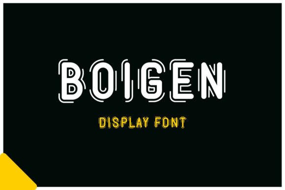 Boigen Display Font Review: Elevating Brand Identity
