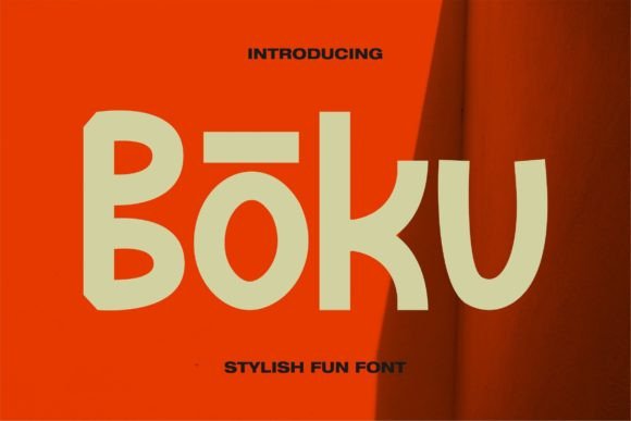 Boku: The Modern Display Font for Boutique Branding