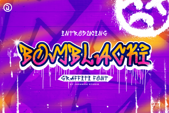 Bomblacki: A Graffiti Display Font for Urban Editorial Design