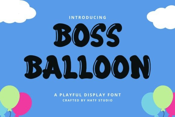 Boss Balloon: A Playful Display Font for Modern Web Design