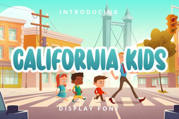 California Kids Display Font Review for Crafters