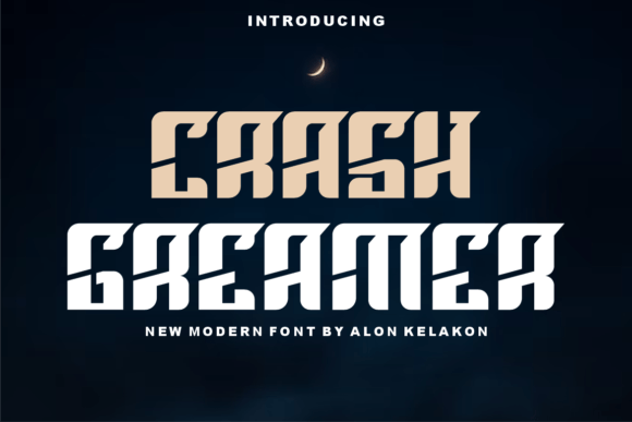 Crash Greamer: A Modern Techno Display Font for Creative Projects