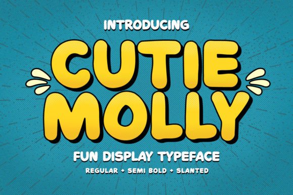 Cutie Molly: The Playful Display Font for Scroll-Stopping Social Content