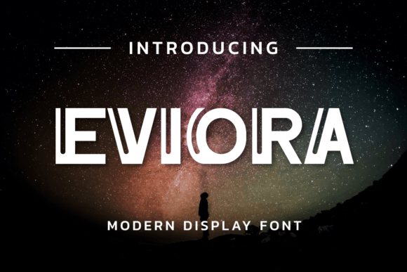 Eviora: A Cool Display Font for Modern Business Branding