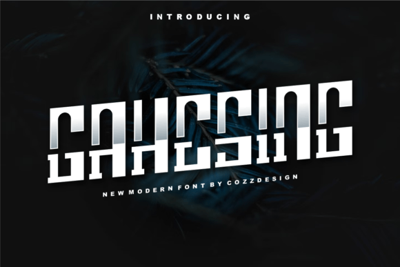 Gahesing: The Modern Display Font for Handmade Brands