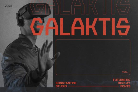 Galaktis Typeface: Elevating Futuristic Campaign Visuals