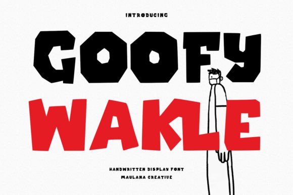 Goffy Wakle: The Bold Display Font for Quirky Brand Identity