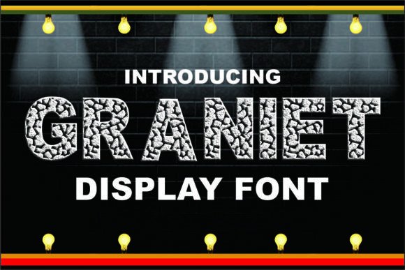 Graniet: The Creative Duo Display Font for Editorial Design