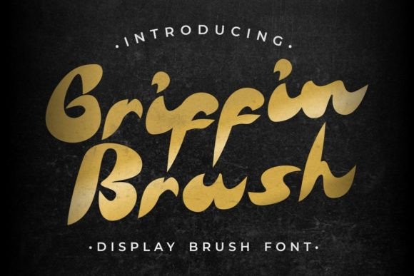 Griffin Brush: A Modern Display Font for Editorial Design