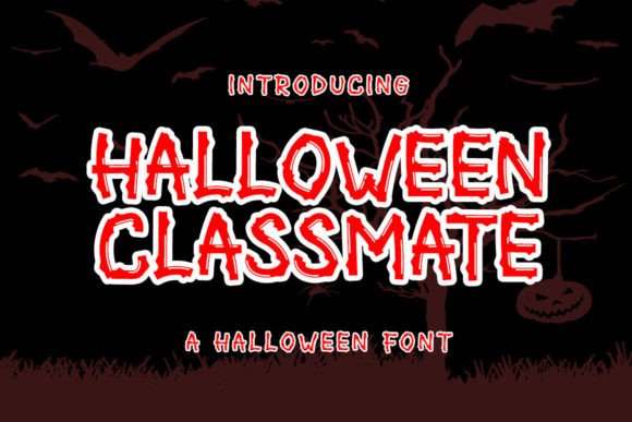 Halloween Classmate Typeface for Bold Digital Branding
