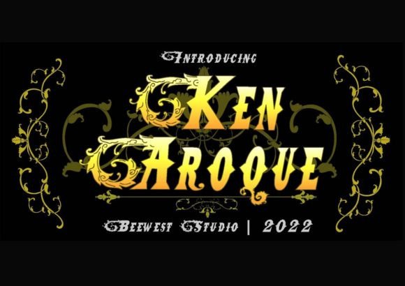 Ken Aroque: Elevating Digital Brand Identity with Intricate Display Typography