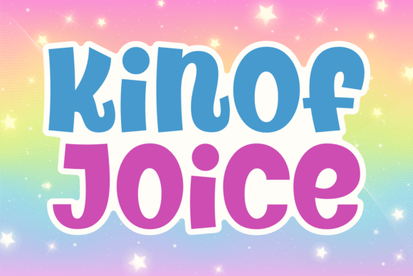 Kinof Joice: The Chunky Display Font for Bold Branding