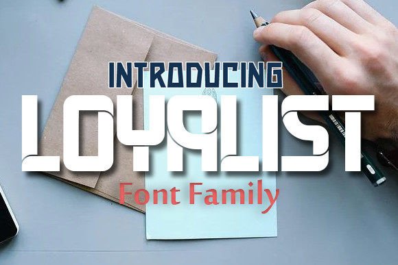 Loyalist: A Cool Display Typeface for Modern Web Design