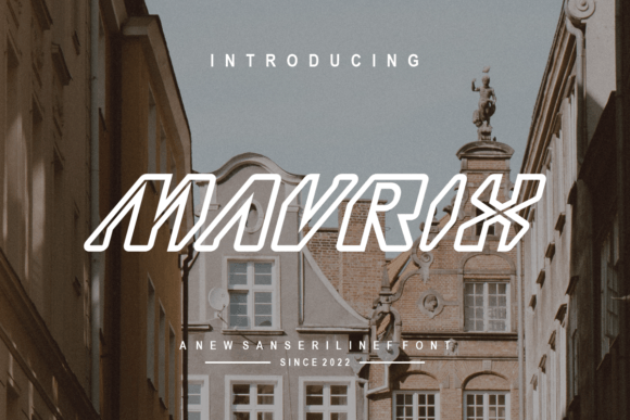Mavrix: A Sweet and Elegant Display Font for Editorial Design