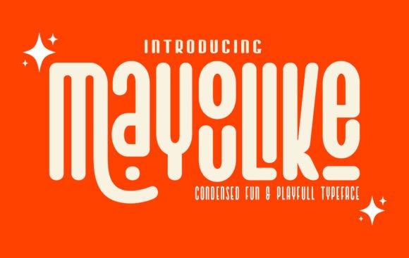 Mayoulike: A Playful Display Font for Youthful Branding