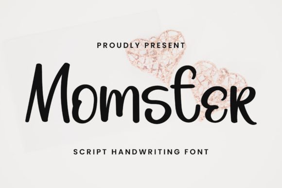 Momster: The Dazzling Script Font for Handmade Labels and Elegant Branding