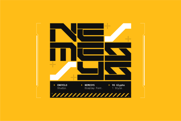 Nemesys Typeface: The Futuristic Display Font for Bold Campaigns