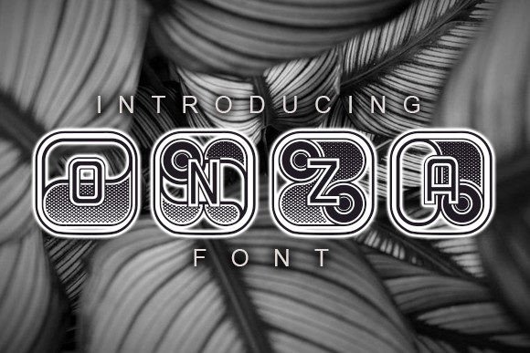 Onza Display Typeface: Elevating Editorial Design with Bold Character
