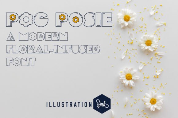 Pog Posie: A Modern Display Typeface for Playful Branding