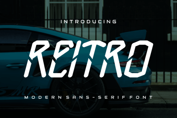 Reitro: A Modern Display Font for Elegant Branding