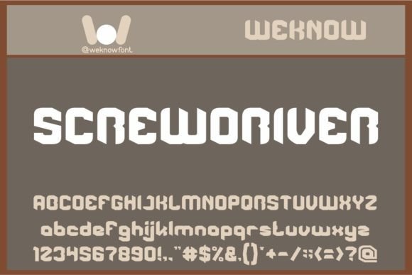 Screwdriver: The Bold Display Font for Scroll-Stopping Social Media Graphics