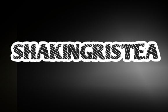 Shaking Ristea Typeface for Handmade Product Branding