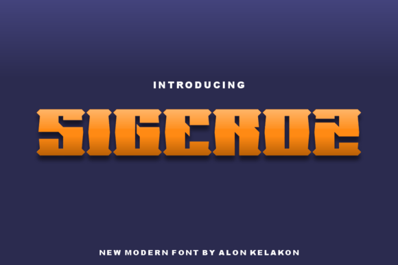 Sigeroz: Bold Display Fonts for Crafters and Brand Builders