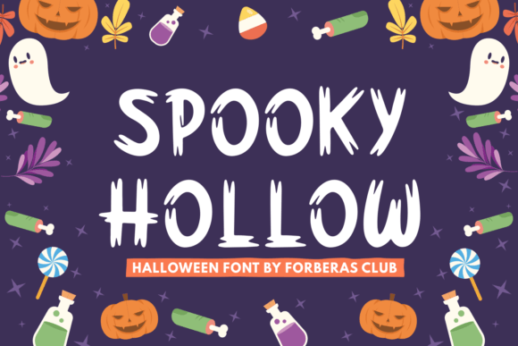 Spooky Hollow: The Scary Display Font for Halloween Crafters