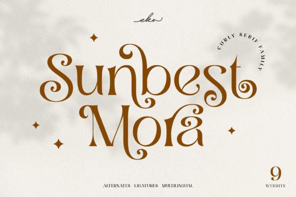 Sunbest Mora: The Modern Display Font for High-Impact Campaigns