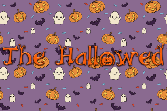The Hallowed: A Whimsical Display Font for Editorial Design