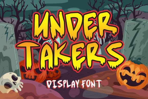 Undertakers: A Spooky Vintage Display Font for Standout Branding