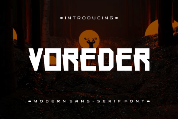 Voreder Typeface Review: Elevating Editorial Design with Modern Elegance